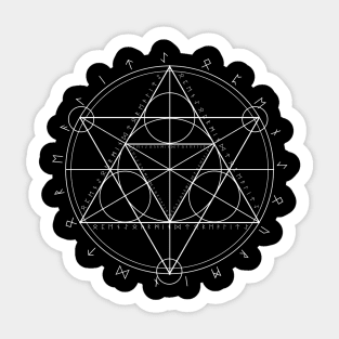 Transcend Arcane Circle - Dark Sticker